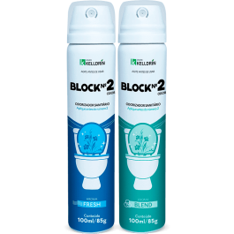 Odorizador Sanitário Block N 2 Fresh 85g Kelldrin